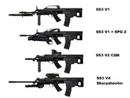 The fake version of the rifles that causes the confusion