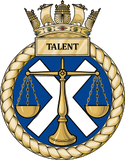 HMS Talent badge