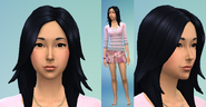 Mia as a Sims 4 character