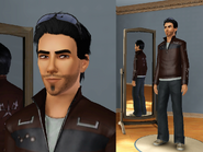 Castor as a Sims 3 character (in Create-a-Sim)