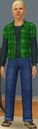 Leslie as a teenager in The Sims 3 for PC (made by Sumaes)