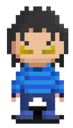 A Yume Nikki styled sprite of Emette