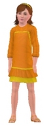 Ame as a child in Sims 3.
