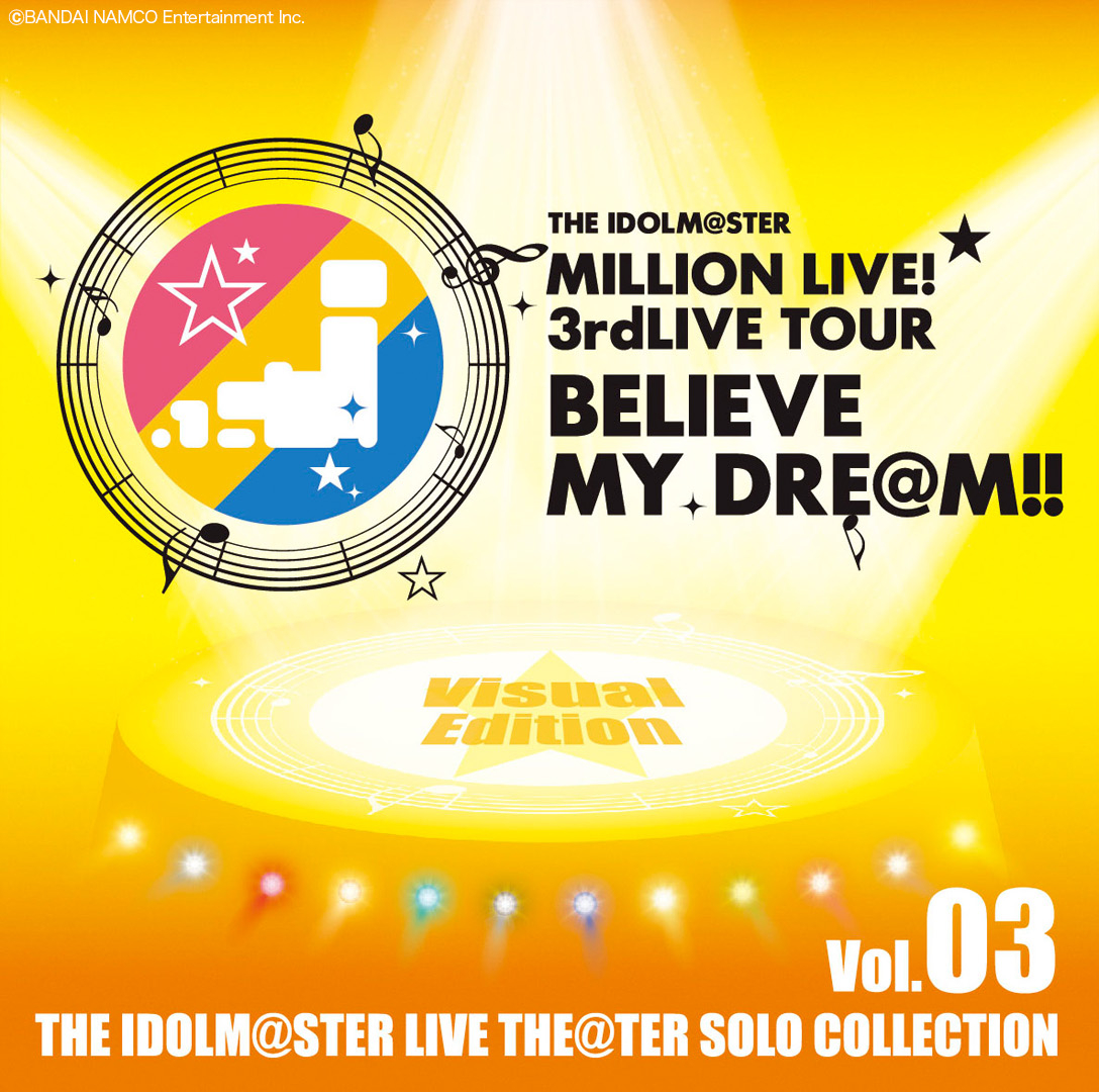 THE IDOLM@STER LIVE THE@TER SOLO COLLECTION 03 Visual Edition