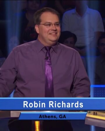 Robin Richards Who Wants To Be A Millionaire Wiki Fandom Robin Richards Who Wants To Be A Millionaire Wiki Fandom