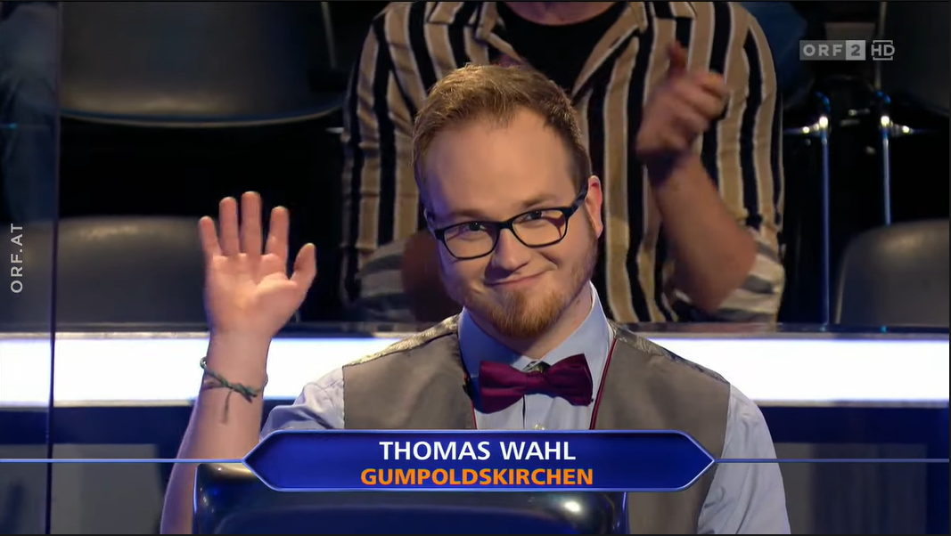 Thomas Wahl | Who Wants To Be A Millionaire Wiki | Fandom