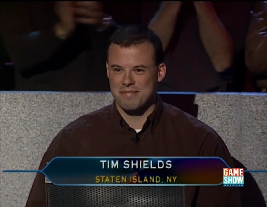 Tim Shields Who Wants To Be A Millionaire Wiki Fandom