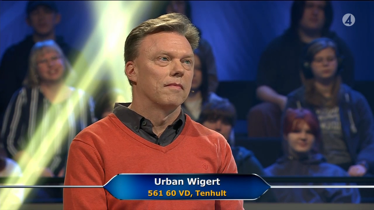 Urban Wigert | Who Wants To Be A Millionaire Wiki | Fandom