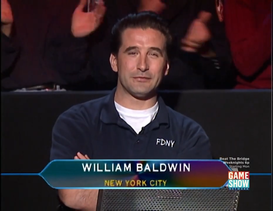 Billy Baldwin Who Wants To Be A Millionaire Wiki Fandom