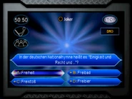 First Question (Germany 2000)