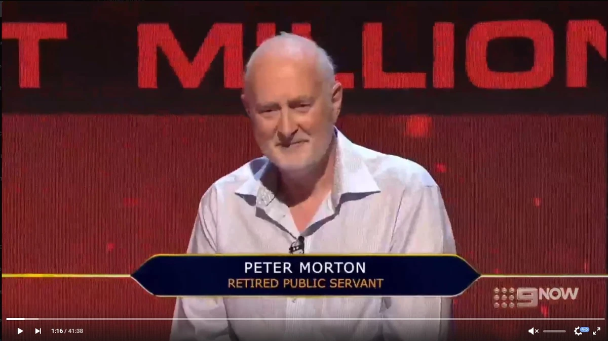 Peter Morton | Who Wants To Be A Millionaire Wiki | Fandom