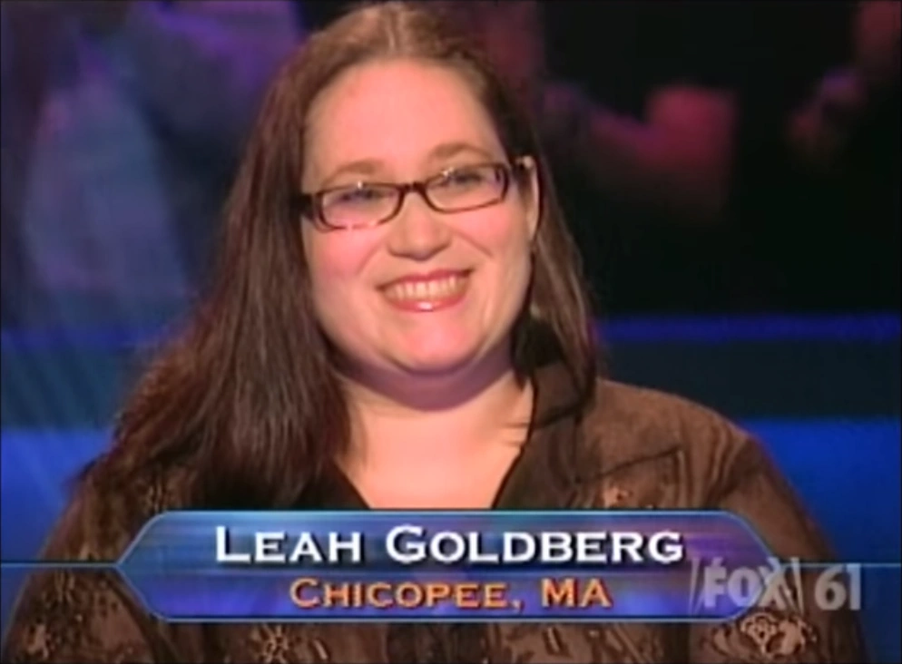 Leah Goldberg Who Wants To Be A Millionaire Wiki Fandom