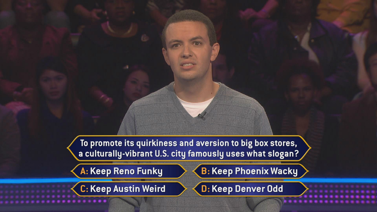 Greg Augustine | Who Wants To Be A Millionaire Wiki | Fandom