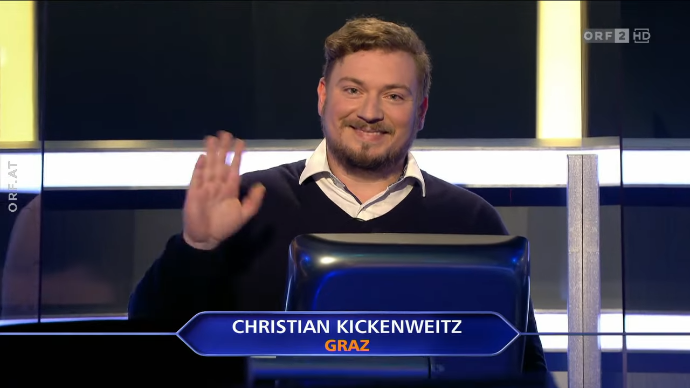 Christian Kickenweitz | Who Wants To Be A Millionaire Wiki | Fandom