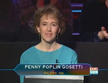 Penny Poplin Gosetti Who Wants To Be A Millionaire Wiki Fandom