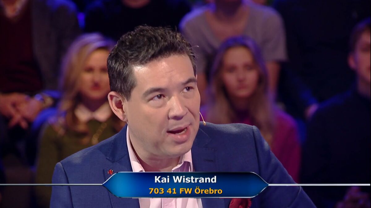 Kai Wistrand | Who Wants To Be A Millionaire Wiki | Fandom