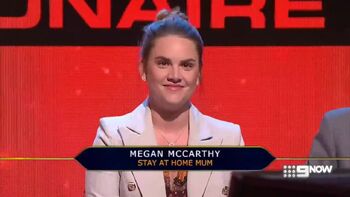 Megan McCarthy Who Wants To Be A Millionaire Wiki Fandom Megan McCarthy Who Wants To Be A Millionaire Wiki Fandom