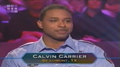 Calvin Carrier Who Wants To Be A Millionaire Wiki Fandom