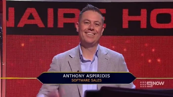Anthony Aspiridis | Who Wants To Be A Millionaire Wiki | Fandom