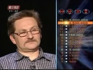 Agošton right before the question for RSD5,000,000