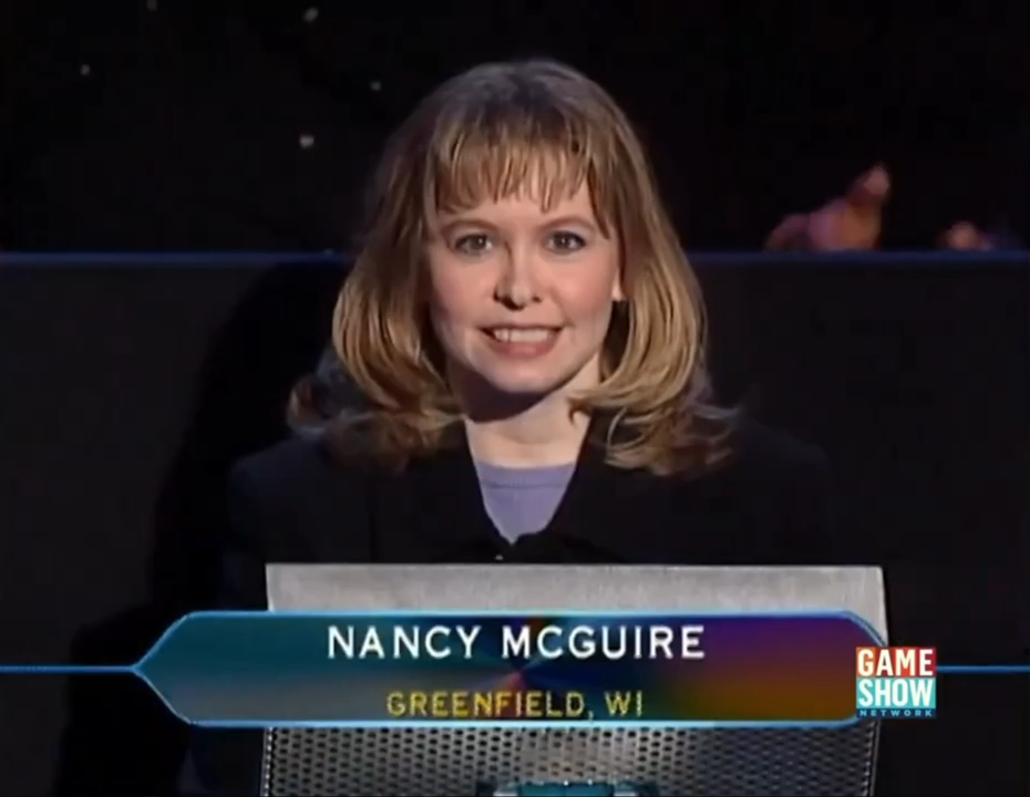Nancy McGuire Who Wants To Be A Millionaire Wiki Fandom