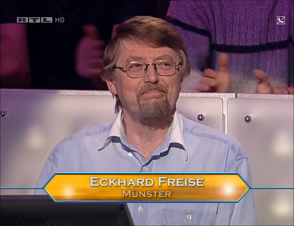 Eckhard Freise | Who Wants To Be A Millionaire Wiki | Fandom