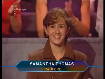 Samantha Thomas | Who Wants To Be A Millionaire Wiki | Fandom