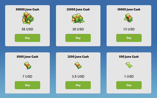 JuneCash Prices