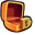 Caixa Trancada Dourada Aberta.png
