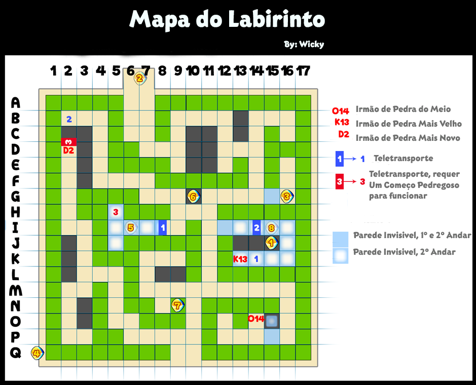Labirinto da Neblina (1@mist) - Mapa / bRO