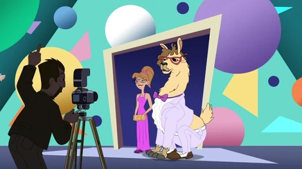 Click here to view more images from Llama (song).