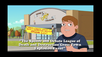 Click here to view more images from The Speech and Debate League of Death and Destruction Cross Town Explosion Event.