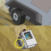 The "lost and found" wheel.