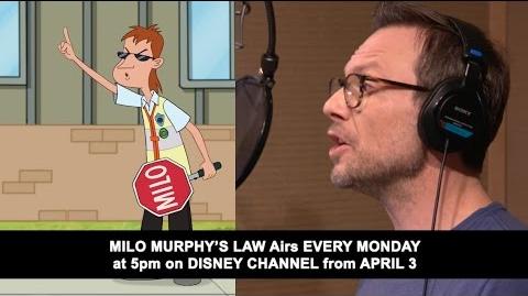 Featurette Christian Slater Milo Murphy's Law (The Fan Carpet)