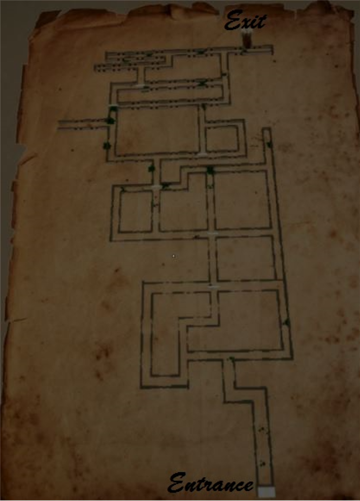 All ways through The Mimic chapter 1 first maze with MAP 