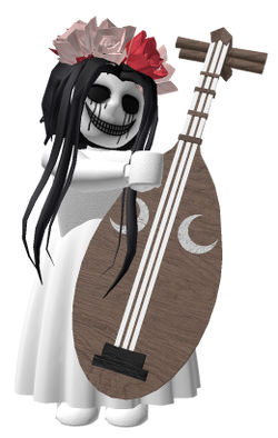 Roblox Series 12 THE MIMIC: BIWAKI Figure w/ TRAVELING BARD LUTE Code