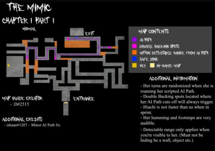 JayS  #TigryEra 🇵🇹/🇺🇸  على X: ROBLOX The Mimic Chapter 3, Part 3  omukade maze map. ---  / X