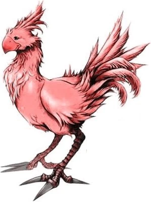 絵画 CHOCOBO RED Red Chocobo