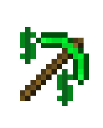 Emerald Tools Emerald Pickaxe Minecraft Fan Made Features Wiki Fandom