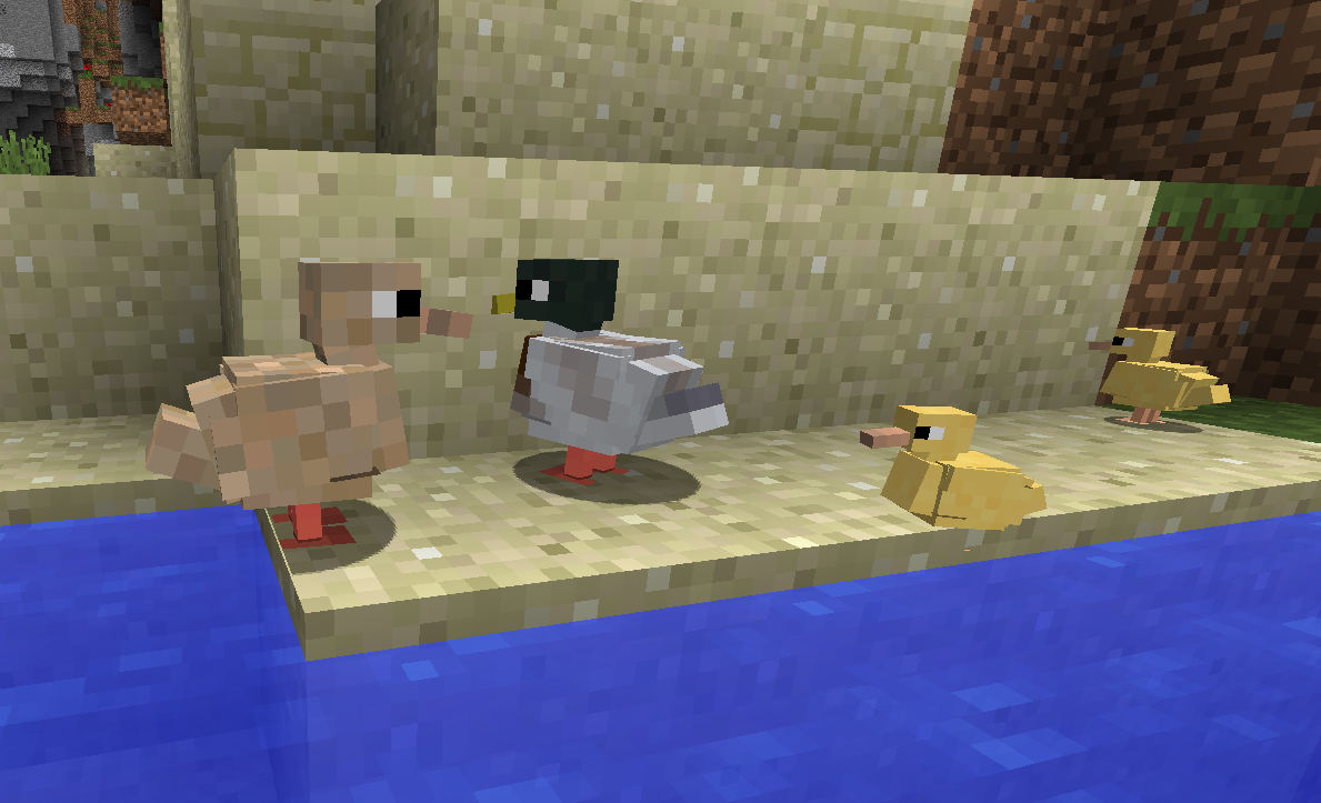 Minecraft players really want duck mobs to finally join the game