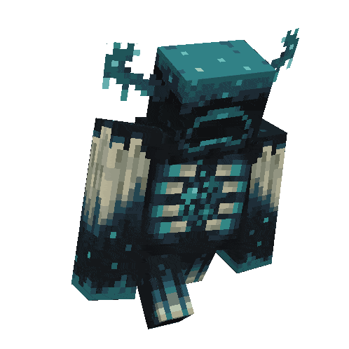 The Warden full body illustration + wither : r/Minecraft