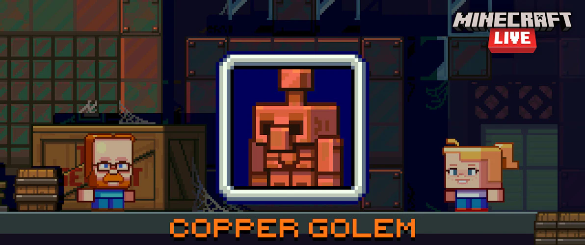 New Minecraft Mob Vote Is Between Copper Golem, Allay & Glare