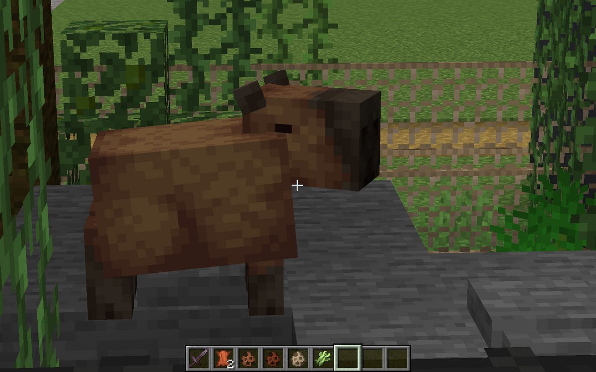 Capybara in Minecraft