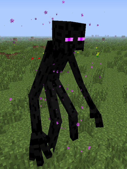 minecraft mutant enderman attacks