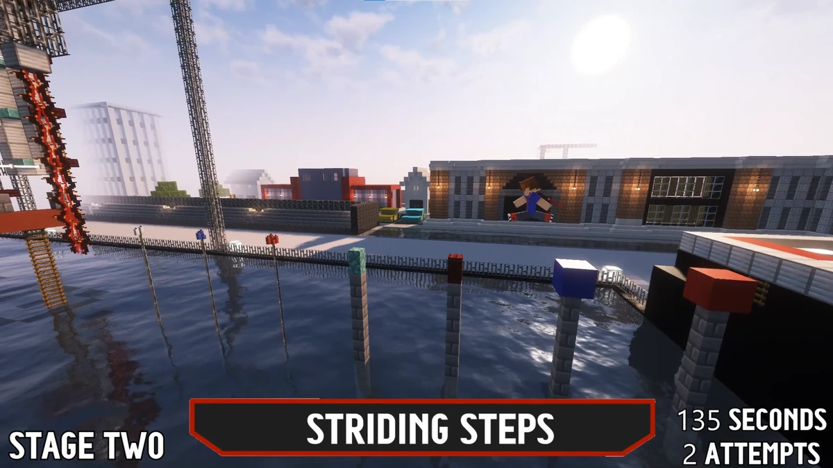 Striding Steps Minecraft Ninja Warrior Wiki Fandom