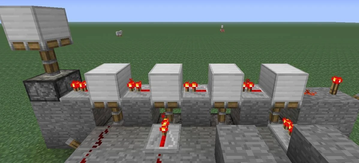 Piston Gate Minecraft Redstone Wiki Fandom