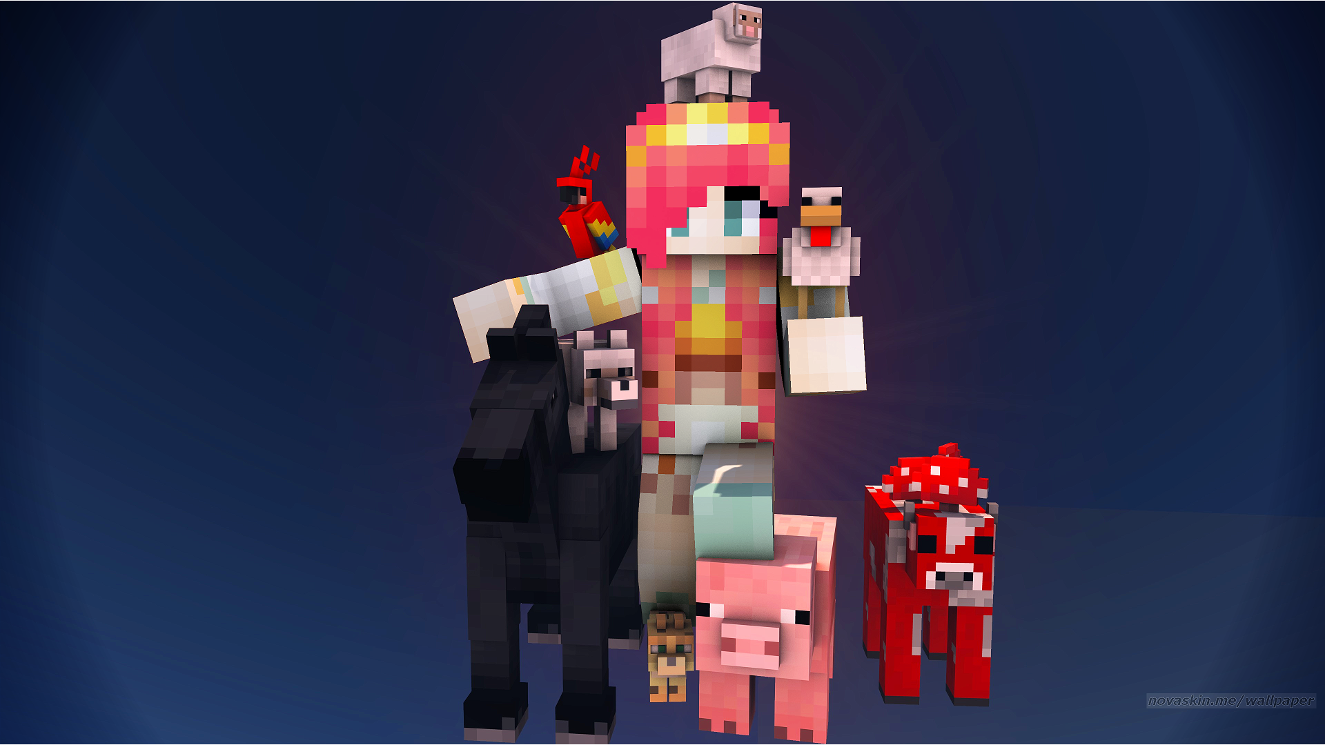 Nova Skin Minecraft Girls, Girly Minecraft HD wallpaper