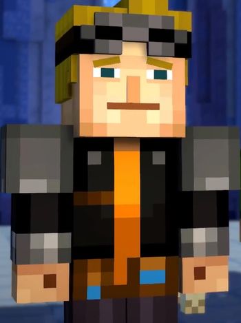 Лукас (Lukas) - Один из главных персонажей в Minecraft: Story Mode. 