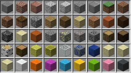 Minecraft Block Types  Wolfram Data Repository