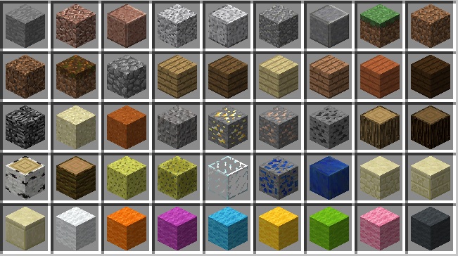 Minecraft item id list all the items and blocks